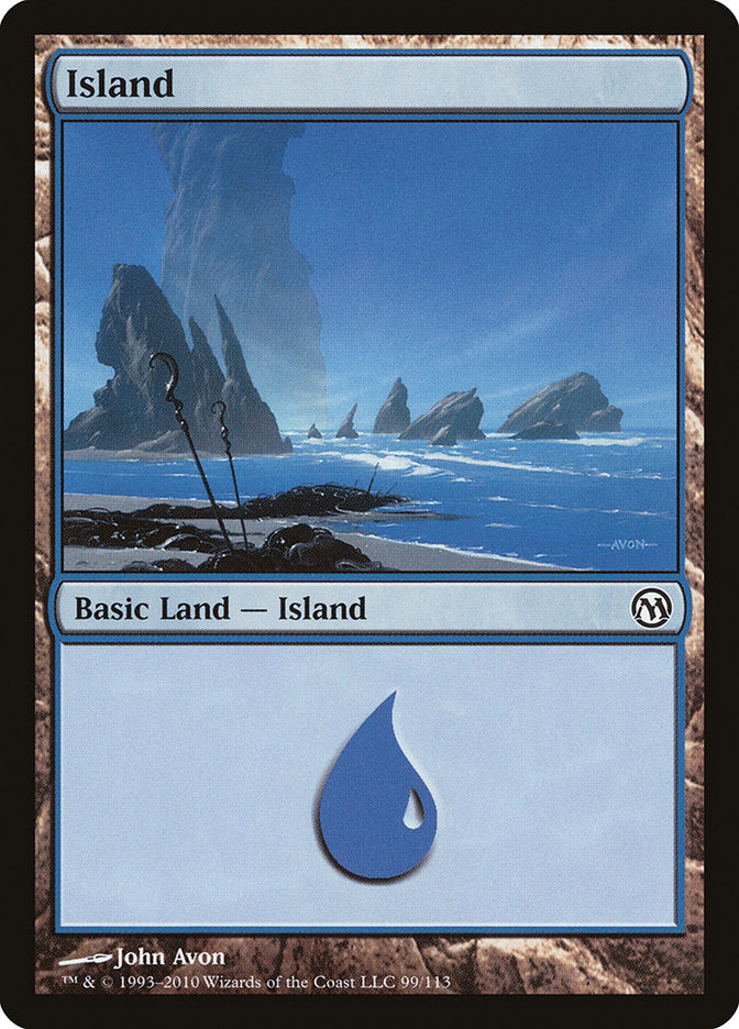 Island (99) [Duels of the Planeswalkers] | Galaxy Games LLC