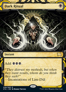 Dark Ritual (Foil Etched) [Strixhaven: School of Mages Mystical Archive] | Galaxy Games LLC