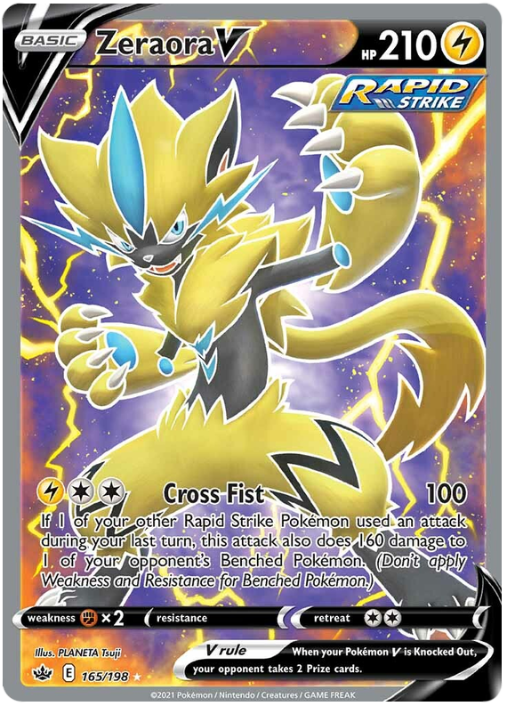 Zeraora V (165/198) [Sword & Shield: Chilling Reign] | Galaxy Games LLC