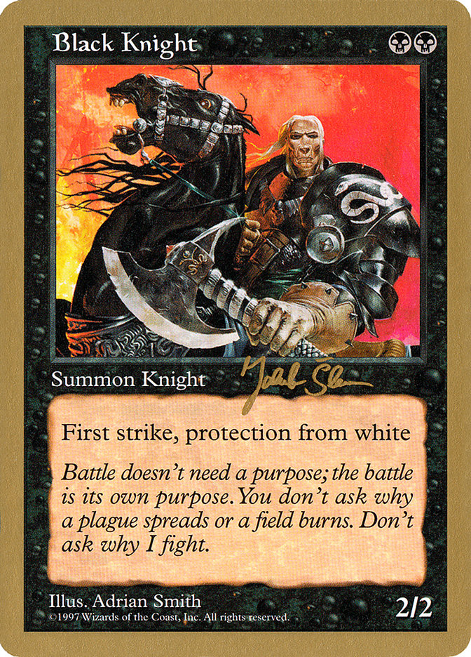 Black Knight (Jakub Slemr) [World Championship Decks 1997] | Galaxy Games LLC