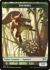 Demon // Squirrel Double-sided Token [Double Masters Tokens] | Galaxy Games LLC