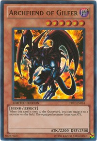 Archfiend of Gilfer [CT07-EN014] Super Rare | Galaxy Games LLC