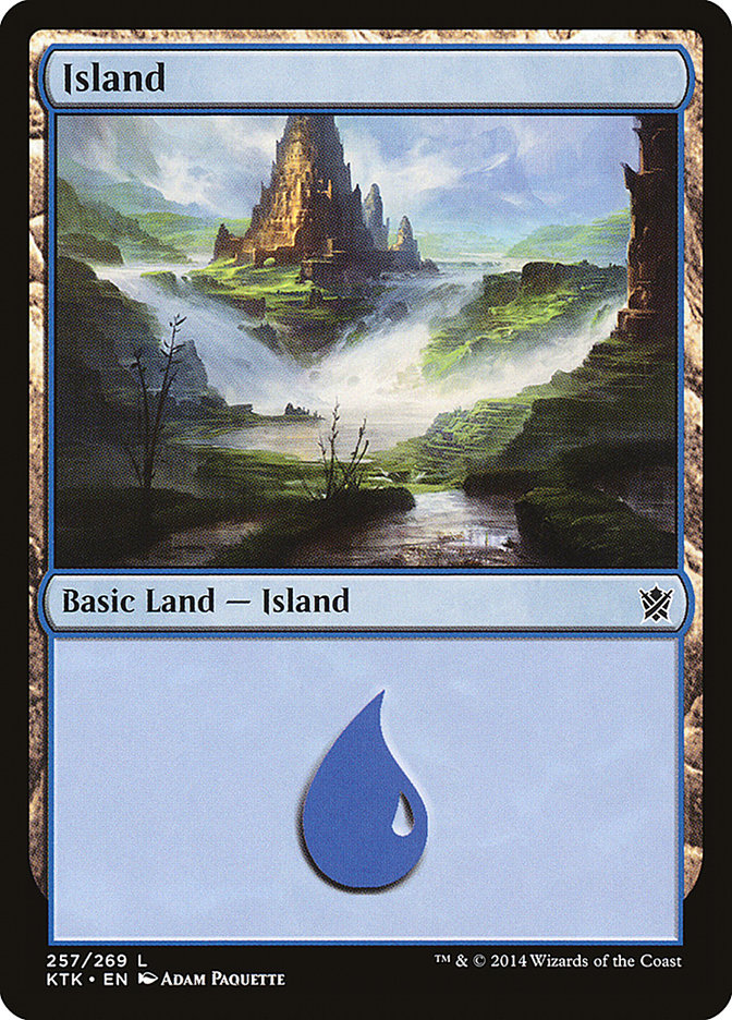 Island (257) [Khans of Tarkir] | Galaxy Games LLC