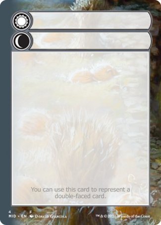 Helper Card (4/9) [Innistrad: Midnight Hunt Tokens] | Galaxy Games LLC