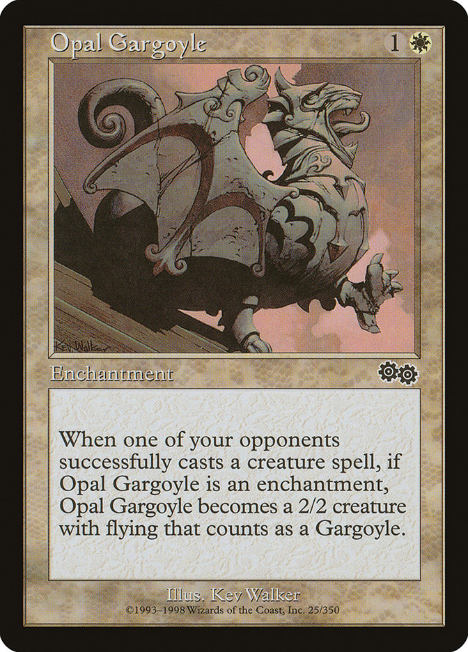 Opal Gargoyle [Urza's Saga] | Galaxy Games LLC