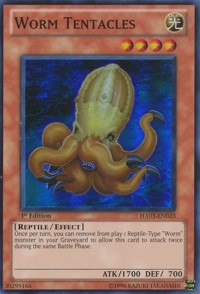 Worm Tentacles [HA03-EN023] Super Rare | Galaxy Games LLC