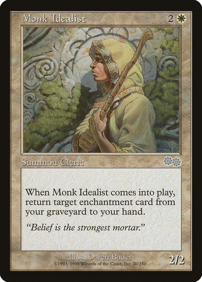 Monk Idealist [Urza's Saga] | Galaxy Games LLC