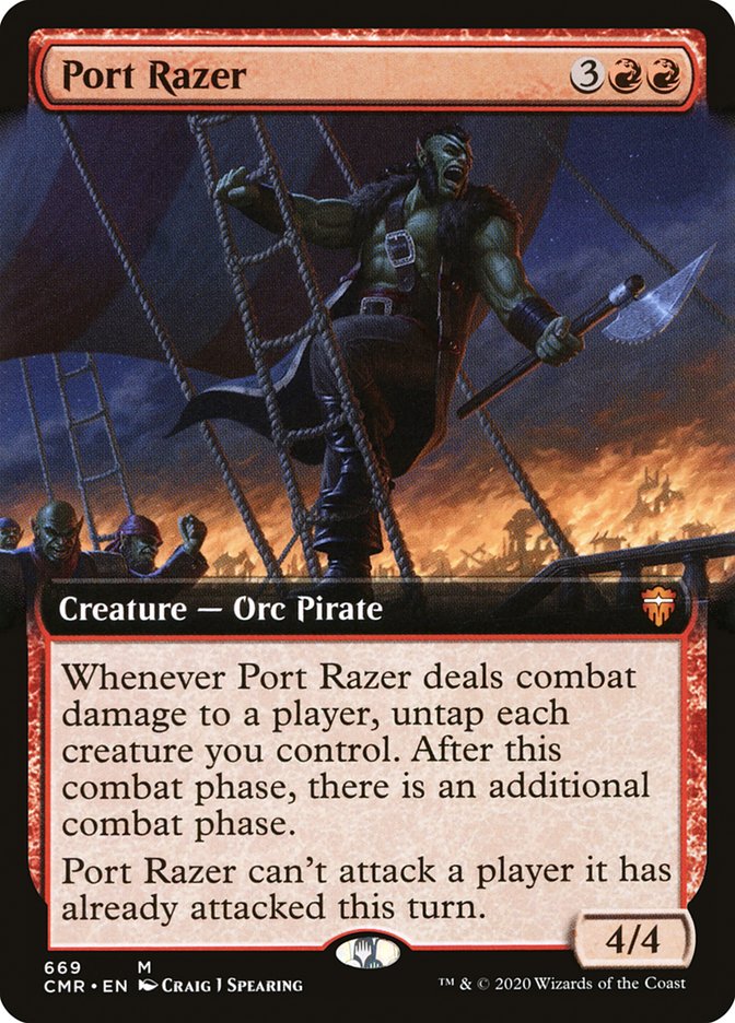 Port Razer (Extended Art) [Commander Legends] | Galaxy Games LLC