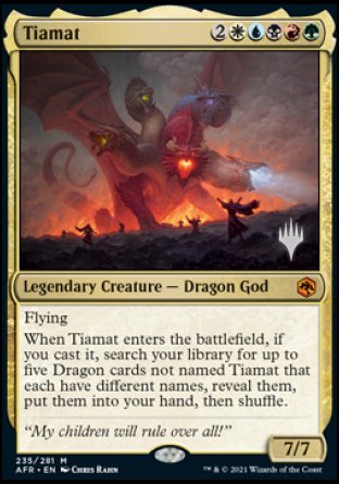 Tiamat (Promo Pack) [Dungeons & Dragons: Adventures in the Forgotten Realms Promos] | Galaxy Games LLC