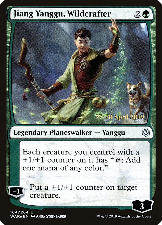 Jiang Yanggu, Wildcrafter [War of the Spark Prerelease Promos] | Galaxy Games LLC