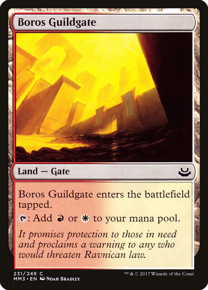 Boros Guildgate [Modern Masters 2017] | Galaxy Games LLC