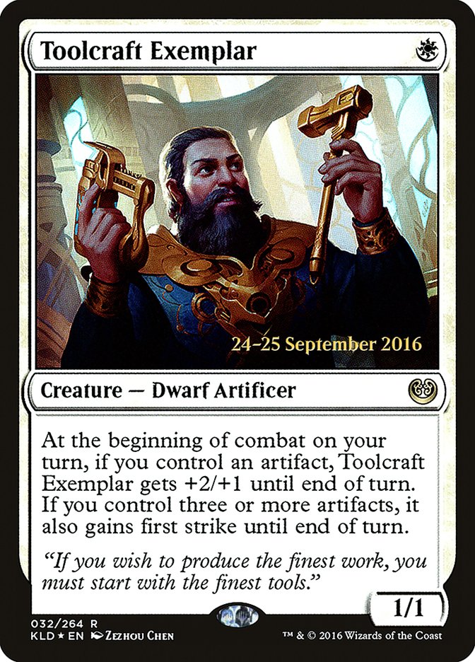 Toolcraft Exemplar [Kaladesh Prerelease Promos] | Galaxy Games LLC