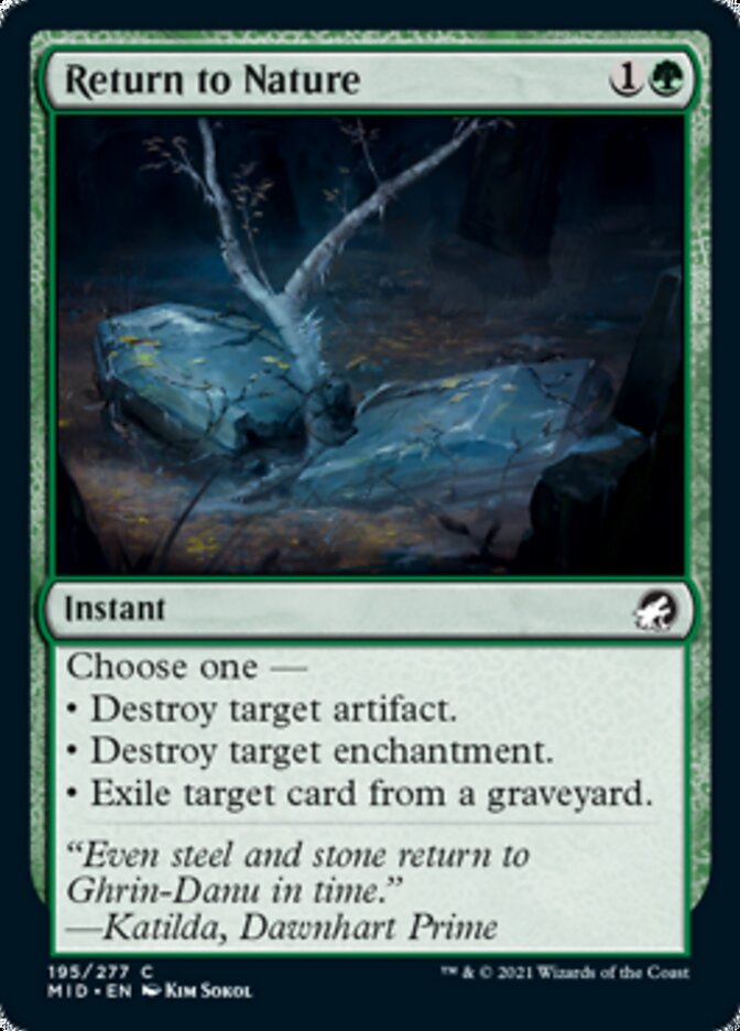 Return to Nature [Innistrad: Midnight Hunt] | Galaxy Games LLC