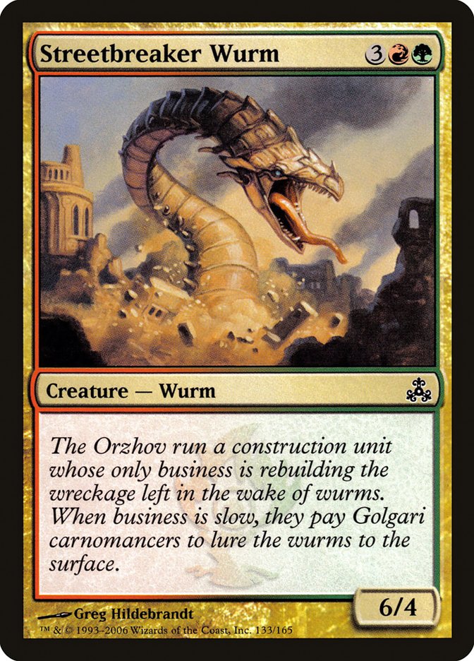 Streetbreaker Wurm [Guildpact] | Galaxy Games LLC