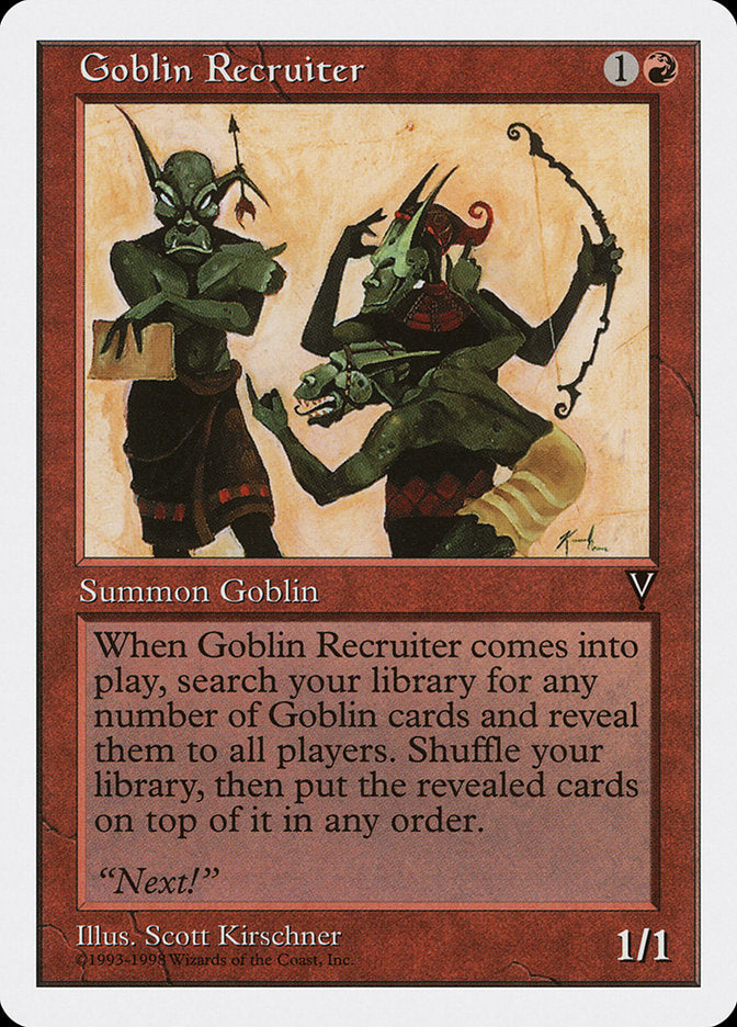 Goblin Recruiter [Anthologies] | Galaxy Games LLC