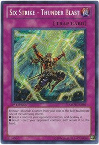 Six Strike - Thunder Blast [STOR-EN089] Secret Rare | Galaxy Games LLC