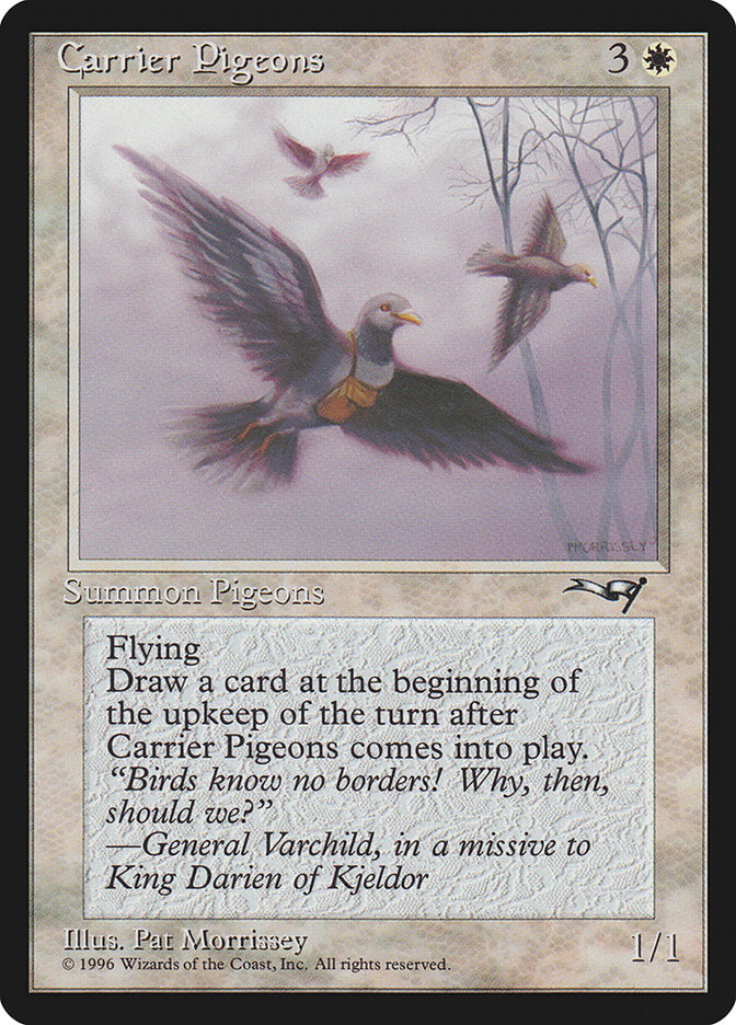 Carrier Pigeons (Flying Art) [Alliances] | Galaxy Games LLC