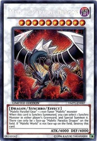 Malefic Paradox Dragon [YMP1-EN007] Secret Rare | Galaxy Games LLC