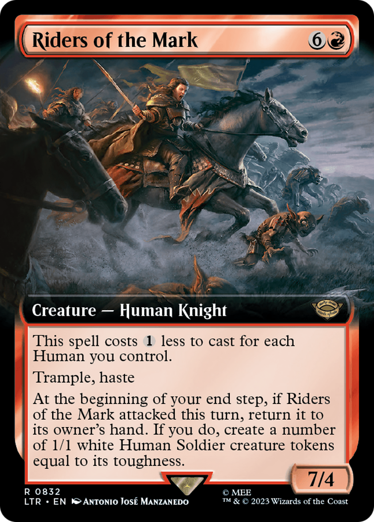 Riders of the Mark (Extended Art) [The Lord of the Rings: Tales of Middle-Earth] | Galaxy Games LLC