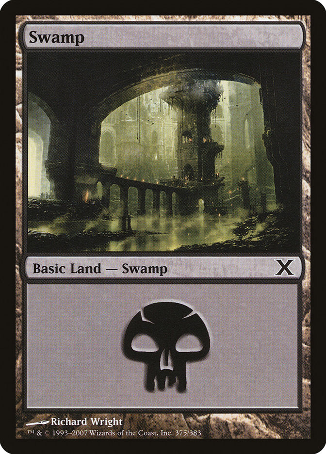Swamp (375) [Tenth Edition] | Galaxy Games LLC