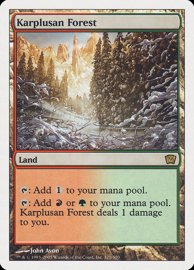 Karplusan Forest [Ninth Edition] | Galaxy Games LLC