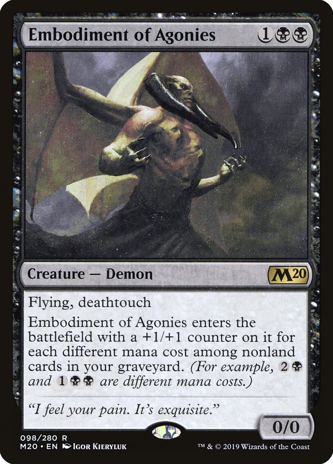 Embodiment of Agonies [Core Set 2020] | Galaxy Games LLC
