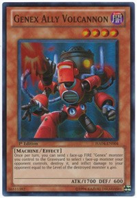 Genex Ally Volcannon [HA04-EN004] Super Rare | Galaxy Games LLC