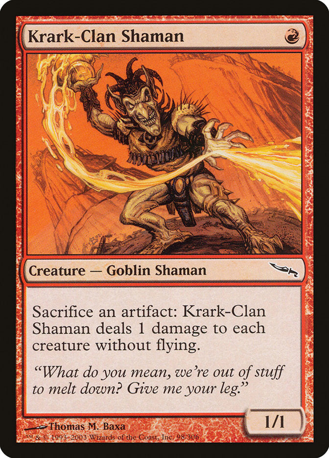 Krark-Clan Shaman [Mirrodin] | Galaxy Games LLC