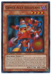Genex Ally Bellflame [HA04-EN038] Super Rare | Galaxy Games LLC