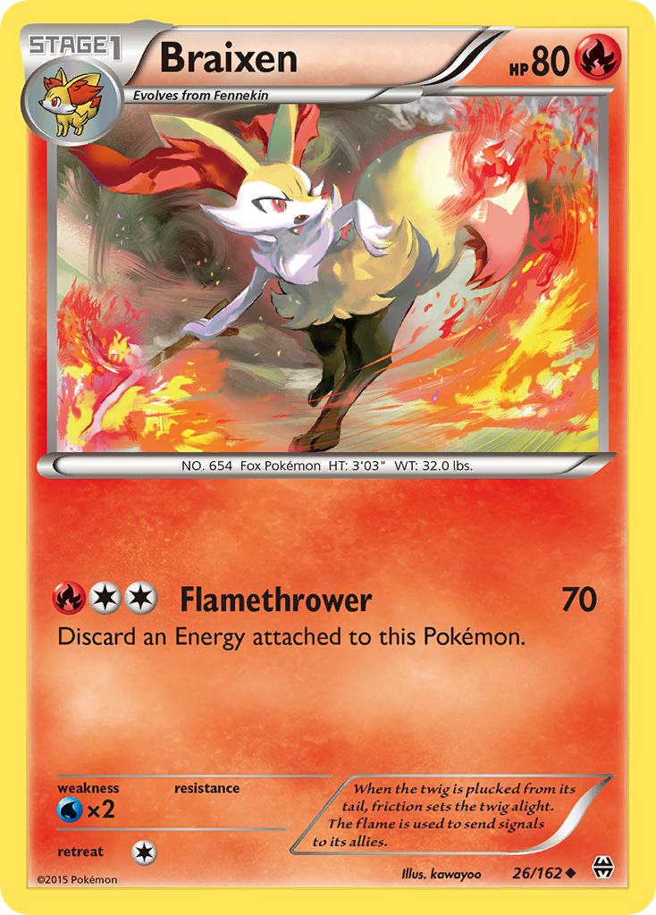 Braixen (26/162) [XY: BREAKthrough] | Galaxy Games LLC