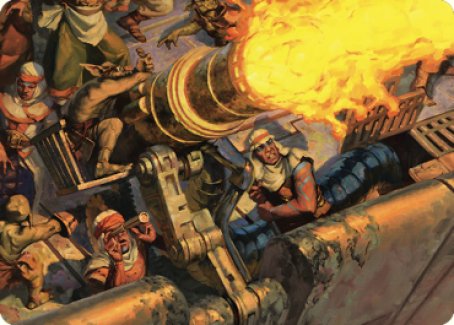 Mana Cannons Art Card [Dominaria United Art Series] | Galaxy Games LLC