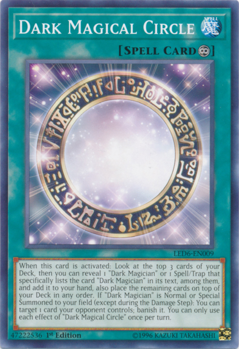 Dark Magical Circle [LED6-EN009] Common | Galaxy Games LLC