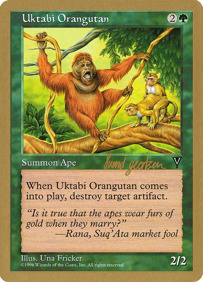 Uktabi Orangutan (Svend Geertsen) (SB) [World Championship Decks 1997] | Galaxy Games LLC