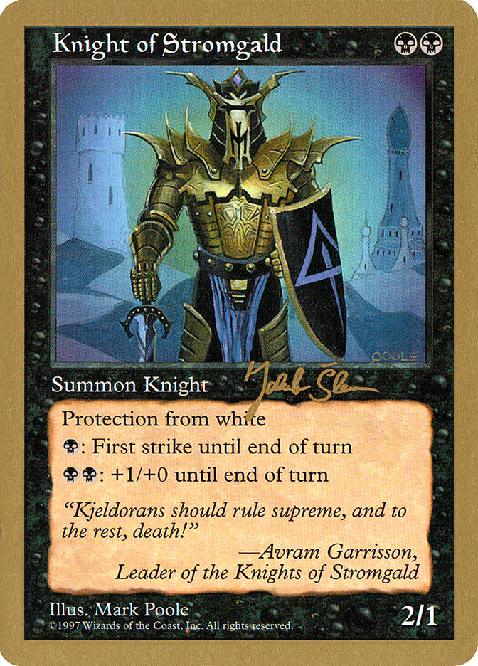 Knight of Stromgald (Jakub Slemr) [World Championship Decks 1997] | Galaxy Games LLC