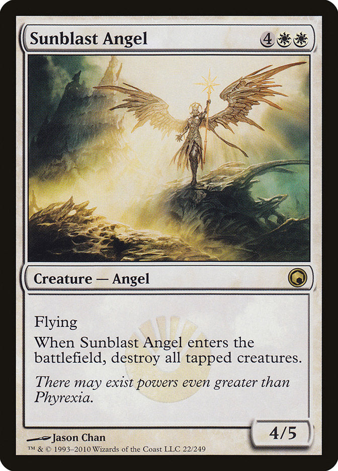 Sunblast Angel [Scars of Mirrodin] | Galaxy Games LLC