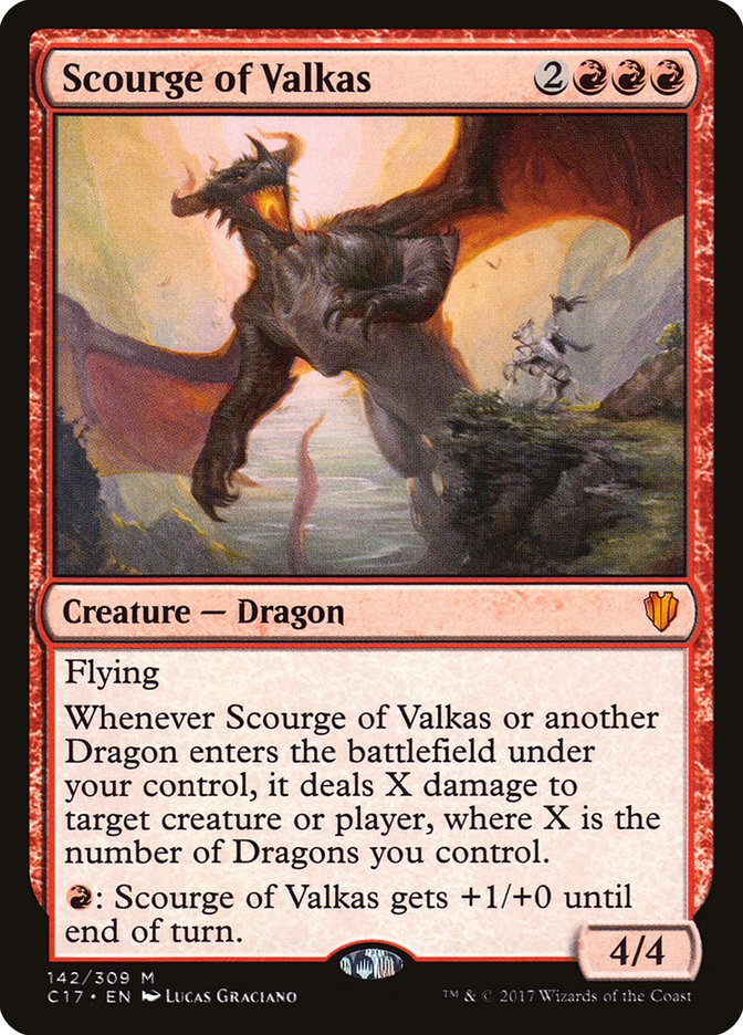 Scourge of Valkas [Commander 2017] | Galaxy Games LLC