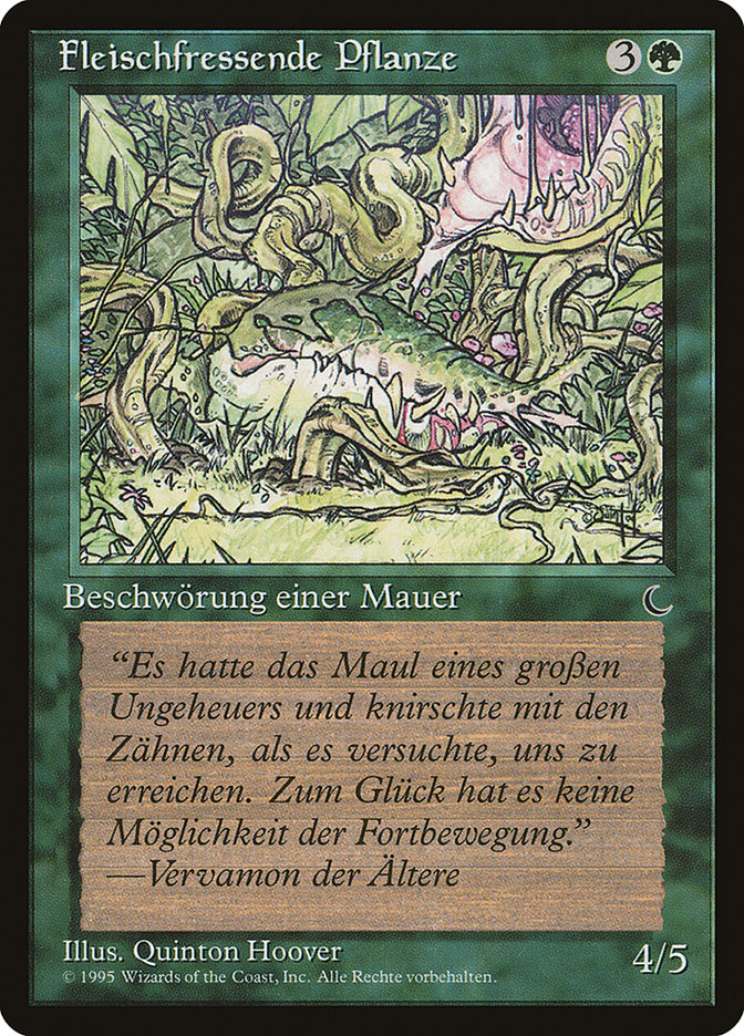 Carnivorous Plant (German) - "Fleischfressende Pflanze" [Renaissance] | Galaxy Games LLC