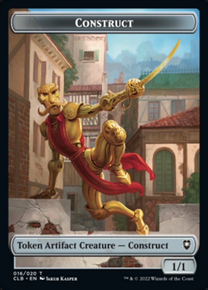 Construct Token [Commander Legends: Battle for Baldur's Gate Tokens] | Galaxy Games LLC