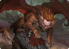 Manticore Art Card [Dungeons & Dragons: Adventures in the Forgotten Realms Art Series] | Galaxy Games LLC