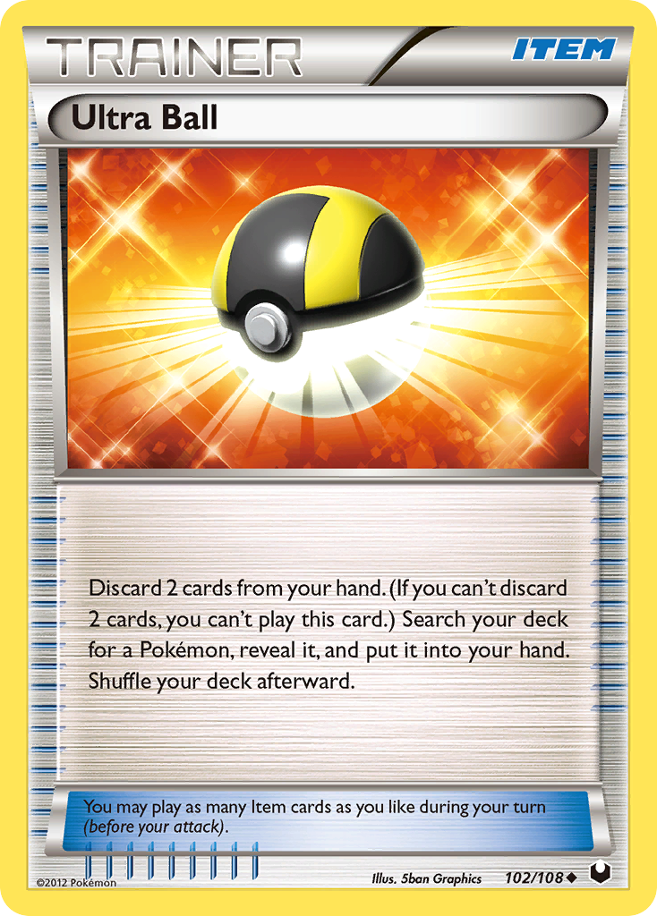 Ultra Ball (102/108) [Black & White: Dark Explorers] | Galaxy Games LLC