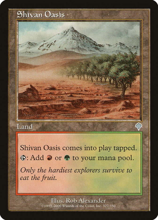 Shivan Oasis [Invasion] | Galaxy Games LLC