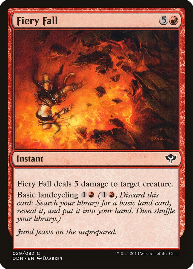 Fiery Fall [Duel Decks: Speed vs. Cunning] | Galaxy Games LLC