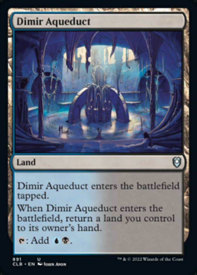 Dimir Aqueduct [Commander Legends: Battle for Baldur's Gate] | Galaxy Games LLC