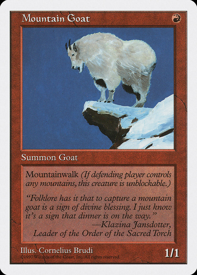 Mountain Goat [Fifth Edition] | Galaxy Games LLC