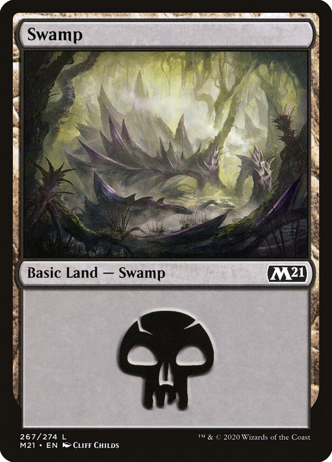 Swamp (267) [Core Set 2021] | Galaxy Games LLC