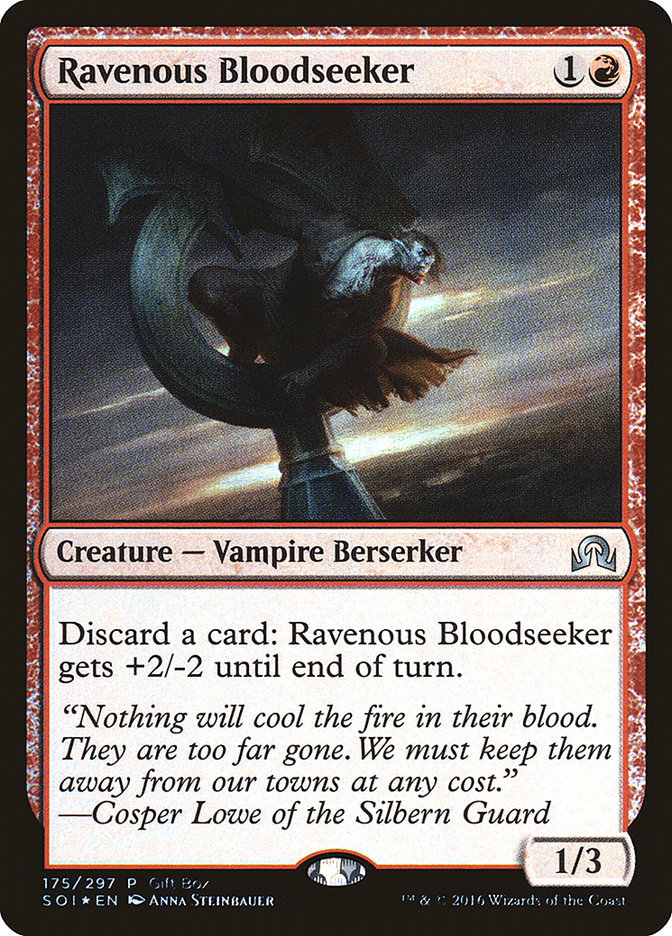 Ravenous Bloodseeker (Gift Box) [Shadows over Innistrad Promos] | Galaxy Games LLC