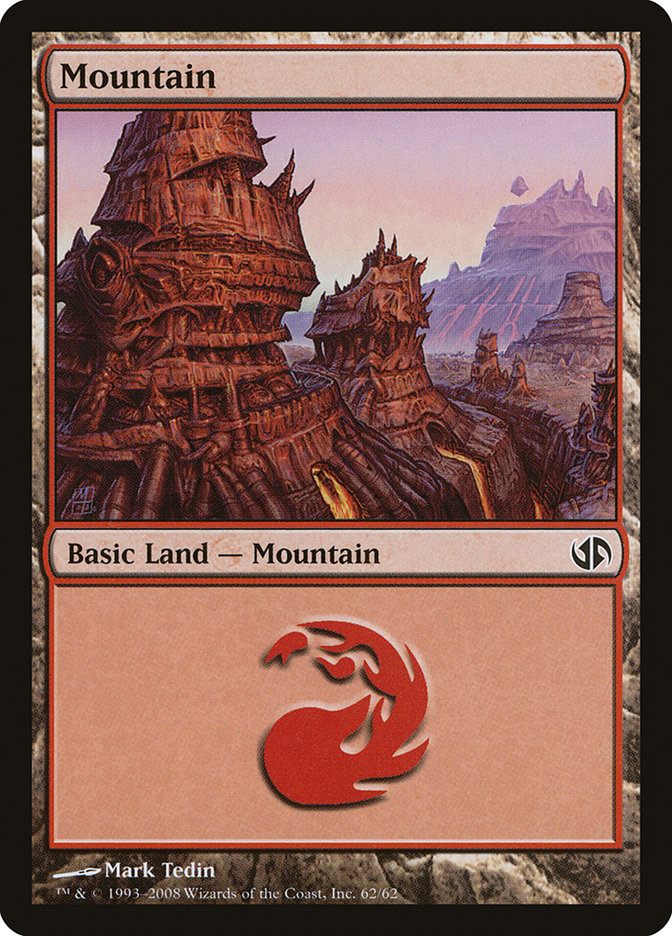 Mountain (62) [Duel Decks: Jace vs. Chandra] | Galaxy Games LLC