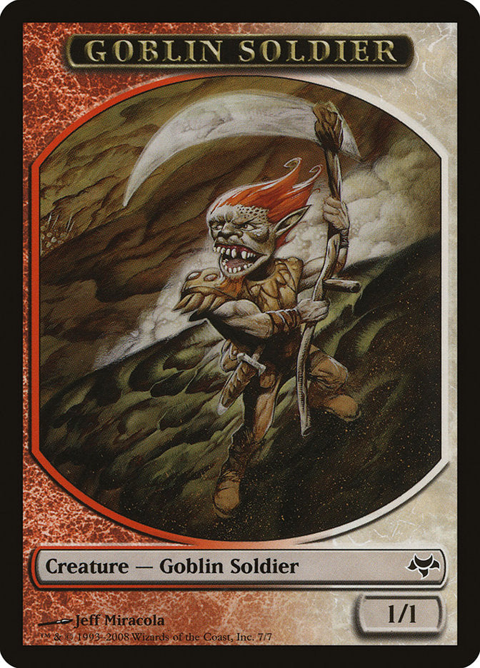 Goblin Soldier Token [Eventide Tokens] | Galaxy Games LLC