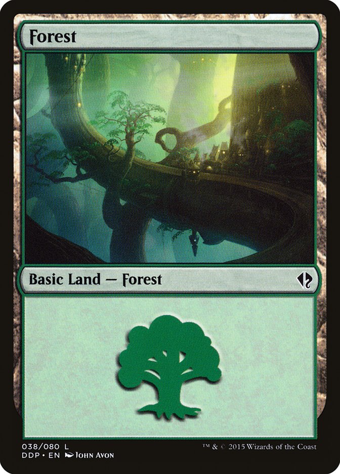 Forest (38) [Duel Decks: Zendikar vs. Eldrazi] | Galaxy Games LLC