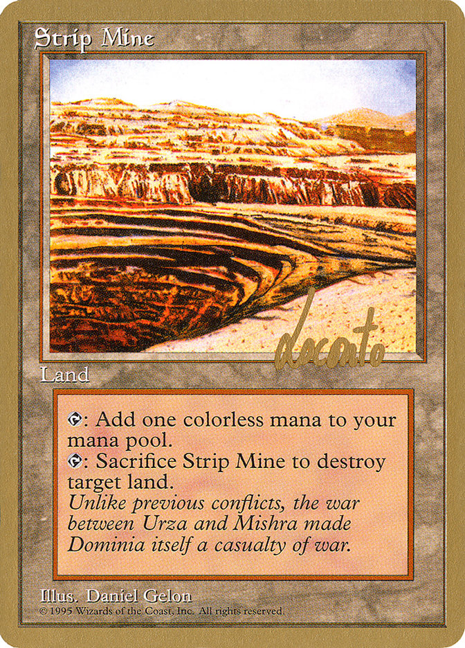 Strip Mine (Michael Loconto) [Pro Tour Collector Set] | Galaxy Games LLC